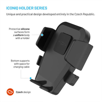 Autohouder Fixed Iconiq XXL, Universeel, Zwart