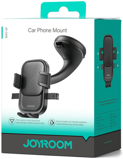 Support Auto Joyroom JR-OK6 Dash, 4.7 pouces - 6.8 pouces, Noir