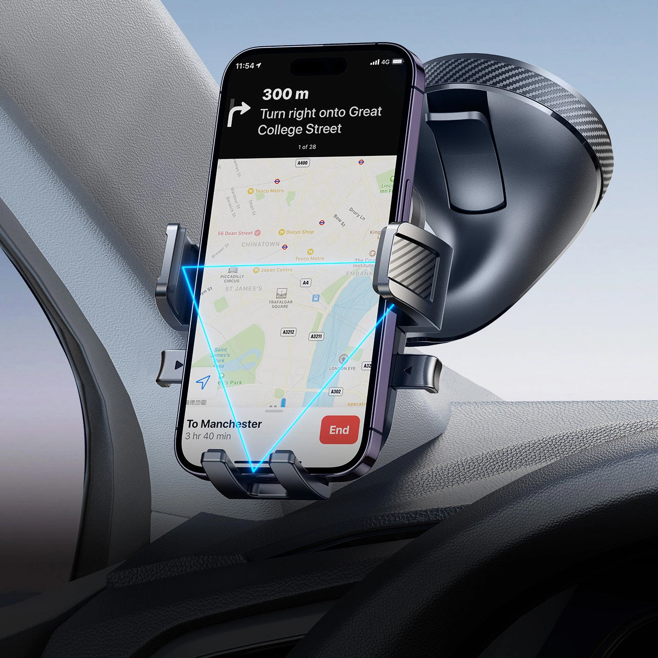 Autohalterung Joyroom JR-OK6 Dash, 4,7 Zoll - 6,8 Zoll, Schwarz