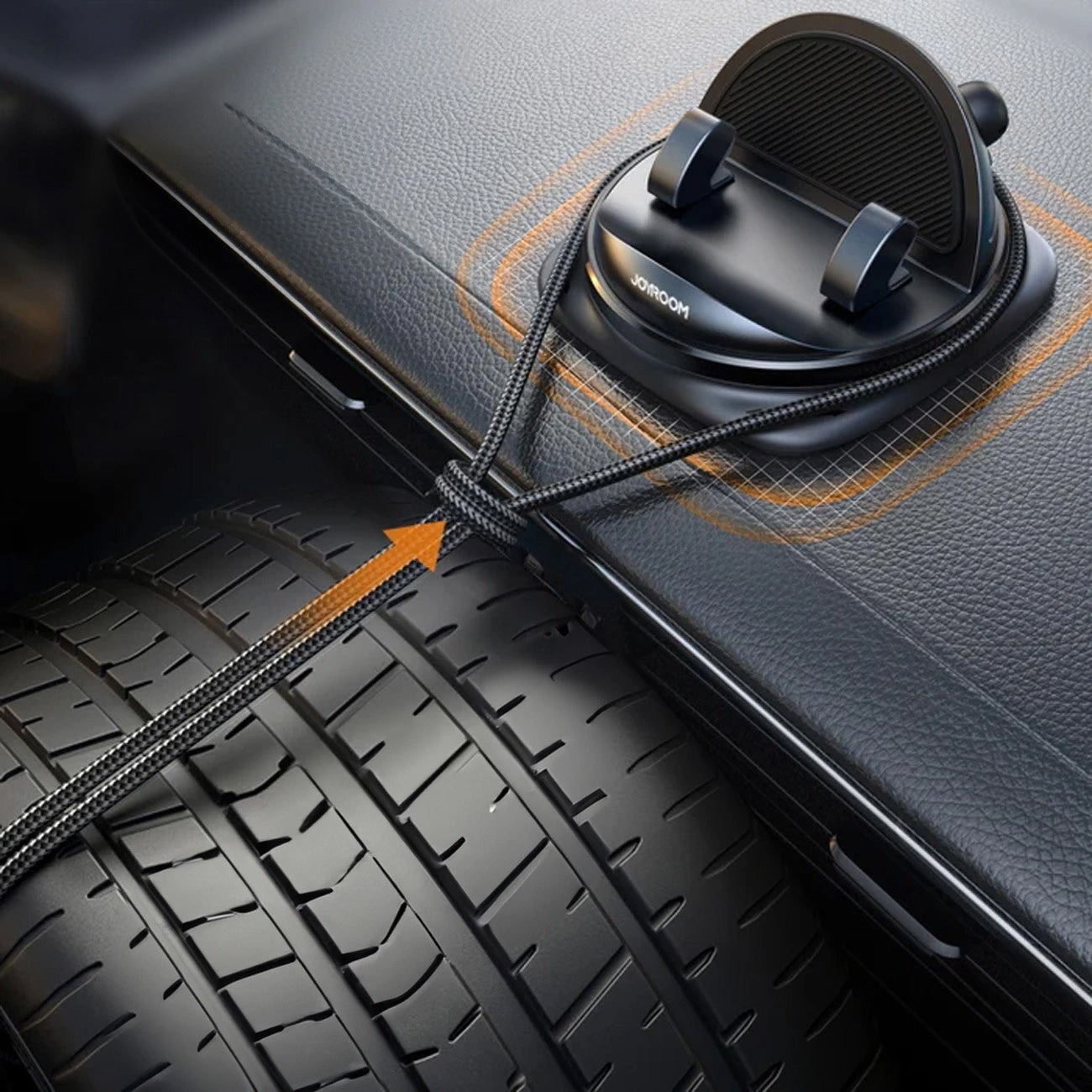 Support Auto Joyroom JR-ZS354, 4 pouces - 7 pouces, Noir