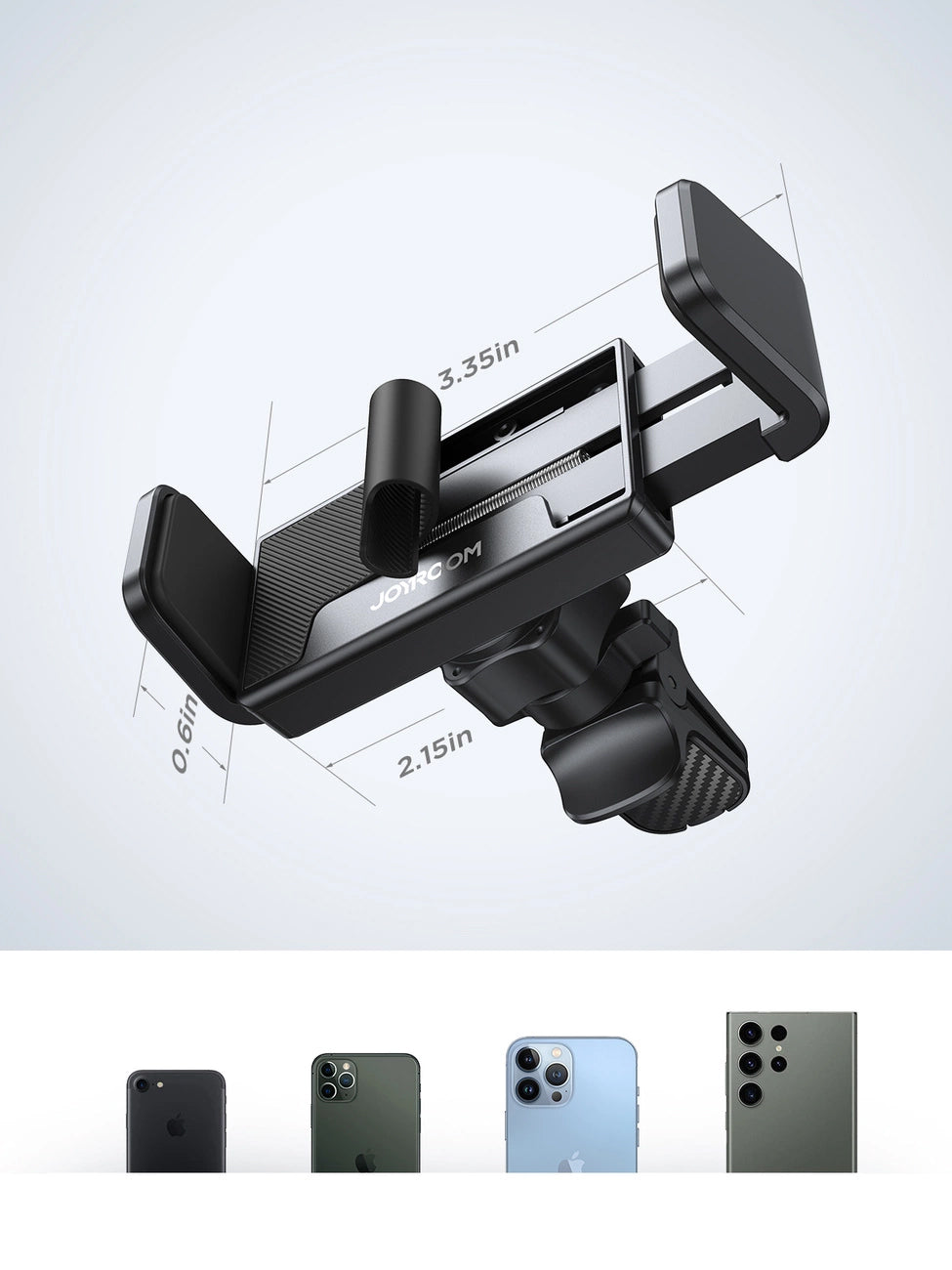 Support Auto Joyroom JR-ZS377, 4.5 pouces - 6.7 pouces, Noir