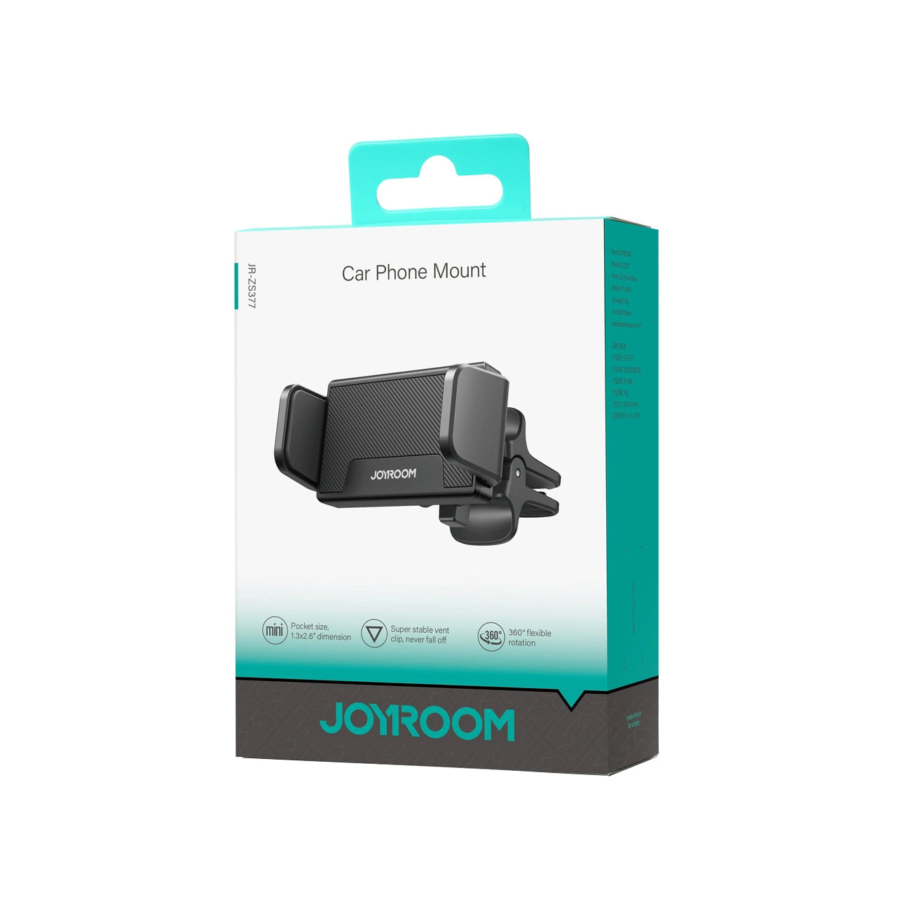 Support Auto Joyroom JR-ZS377, 4.5 pouces - 6.7 pouces, Noir