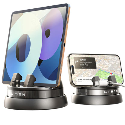 Lisen Car Holder for Phone / Tablet with thickness 6mm - 13mm, Black YL0224060015