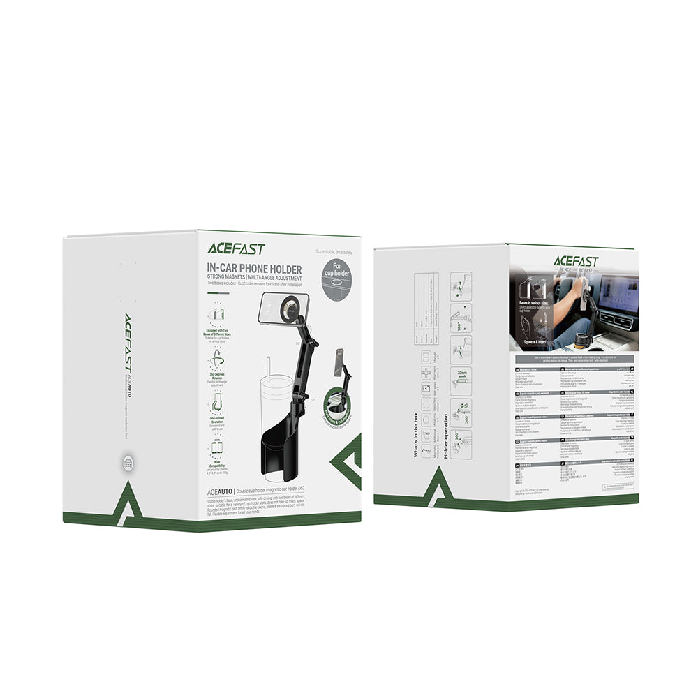 Magnetische Autohouder Acefast D62, Universeel, Zwart