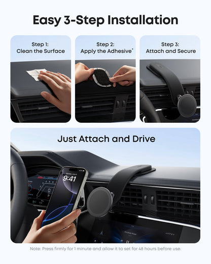 Support Auto Magnétique Anker Nano, Universel, Noir A9110H11