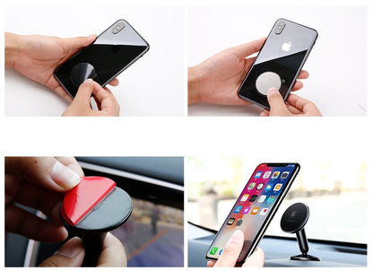 Support Auto Magnétique Baseus, Universel, Noir SUYZD-01
