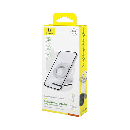 Support Auto Magnétique Baseus PrimeTrip C02, Universel, Blanc C40169002213-00