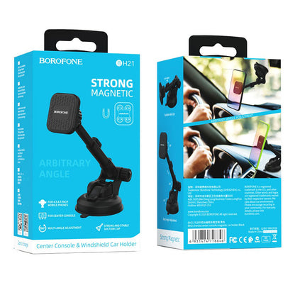 Support Auto Magnétique Borofone BH21 Vanda, Universel, Noir