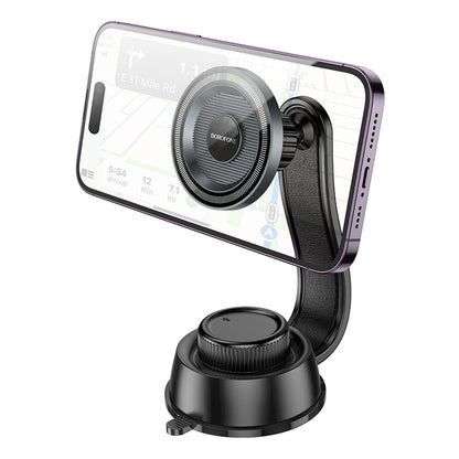 Magnetische Autohalterung Borofone BH123 Profit, 4,5 Zoll - 7 Zoll, Schwarz