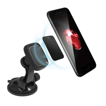Magnetic Car Holder ColorWay CW-CHM06, Universal, Black