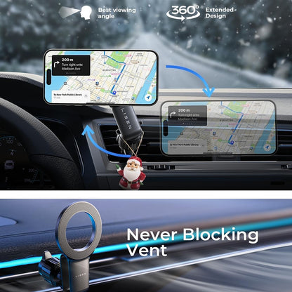 Support Auto Magnétique Lisen, Universel, Noir YL0224050012