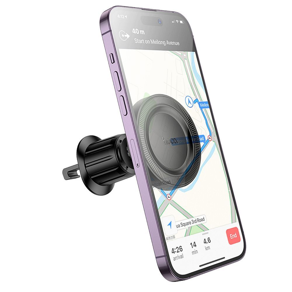 Support Auto Magnétique HOCO H56, Universel, Noir