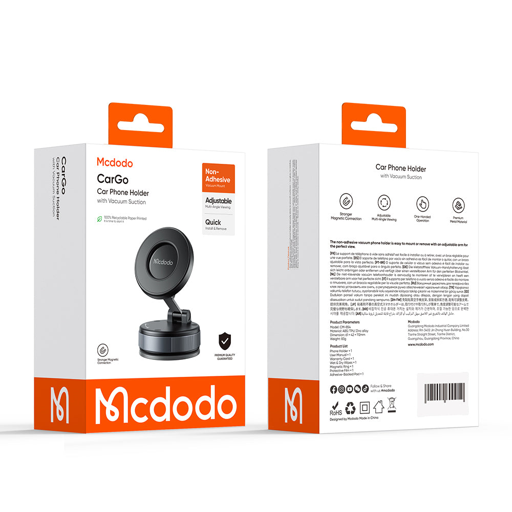 Magnetische Autohouder McDodo CM-8540, Zwart