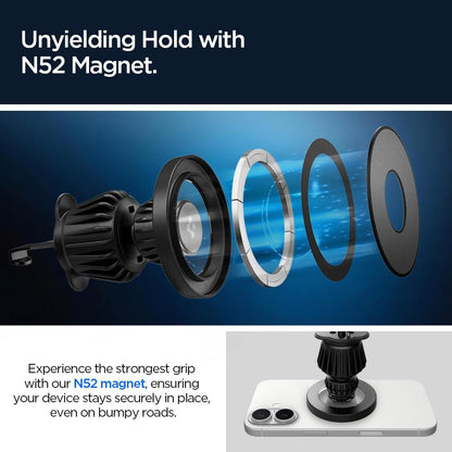 Support Auto Magnétique Spigen MFT13, Universel, Noir