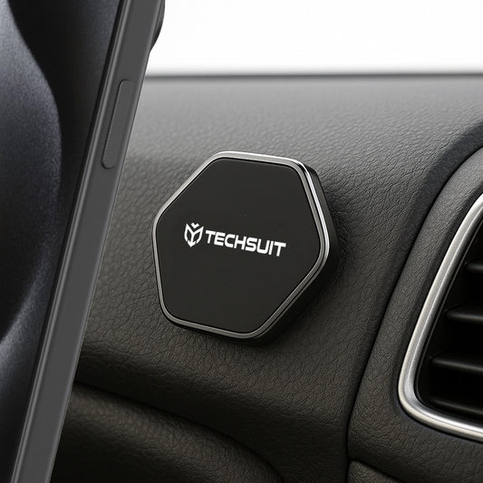 Techsuit HOLD210-C Magnetic Car Holder, Universal, Black