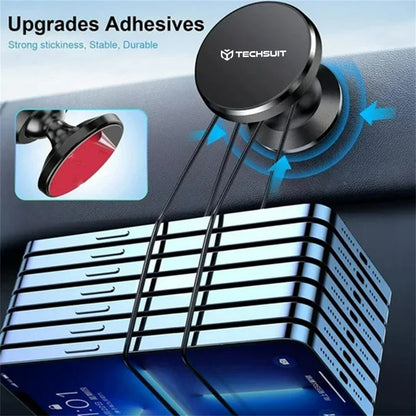 Magnetische Autohalterung Techsuit S10, Universal, Schwarz
