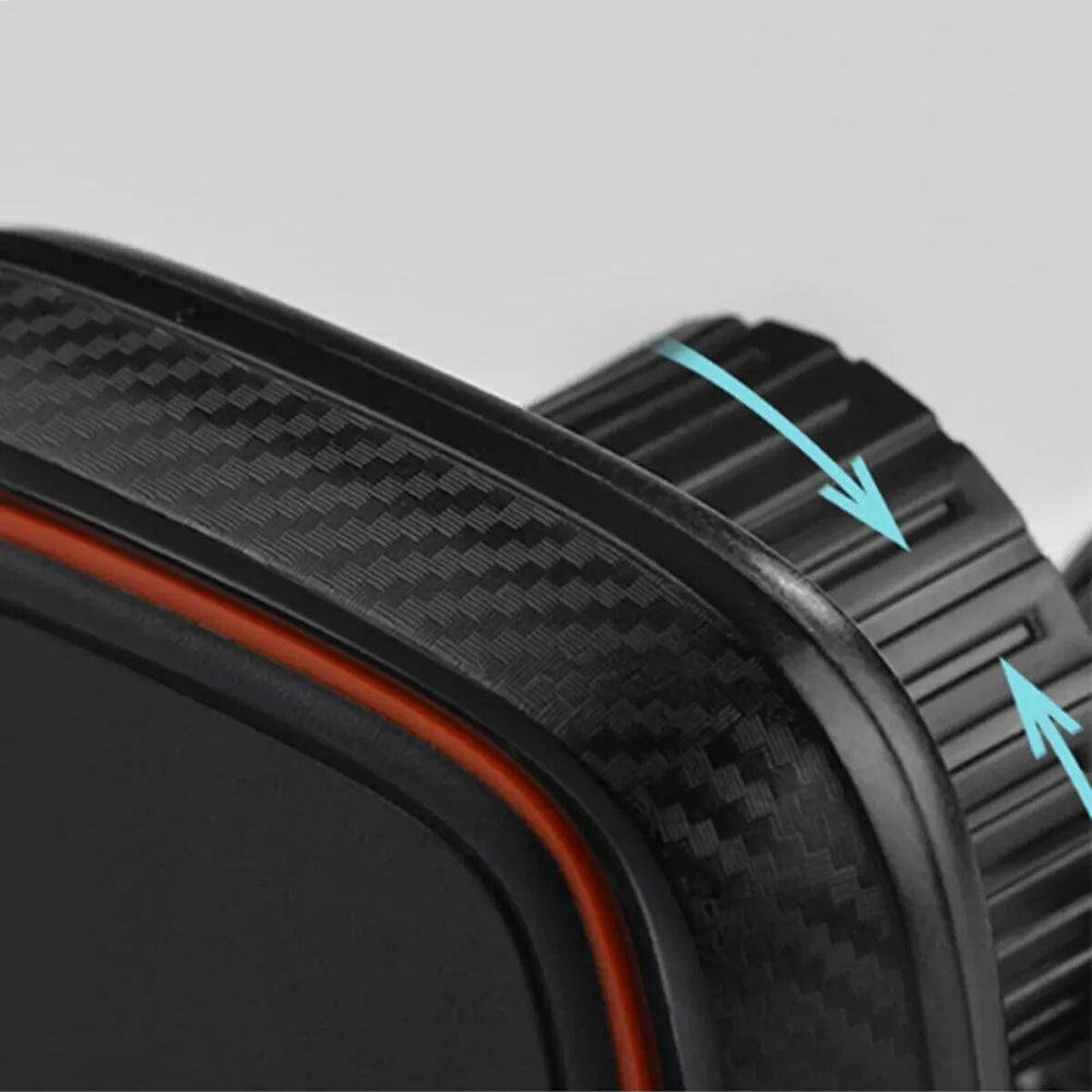 Support Auto Magnétique Techsuit S4, Universel, Noir Rouge