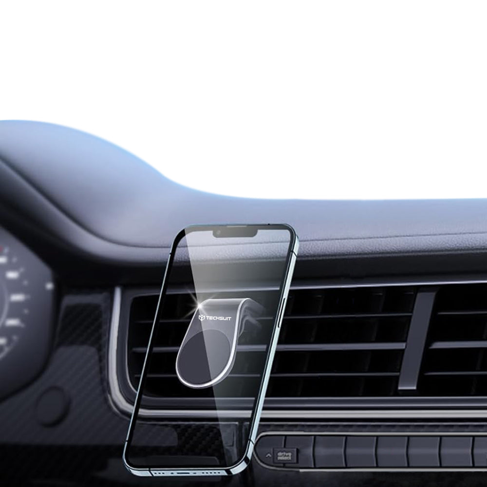 Techsuit S7 Universal Magnetic Car Holder, Silver