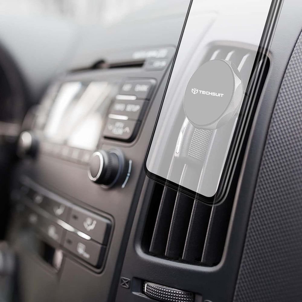 Magnetische Autohalterung Techsuit S9, Universal, Silber