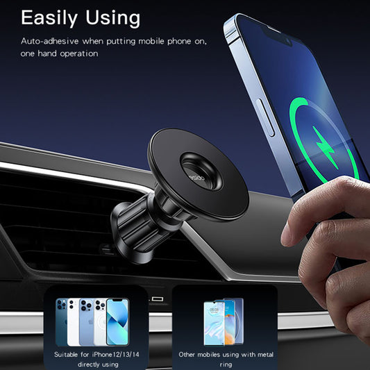 Magnetische Autohouder Yesido C156, Universeel, Zwart