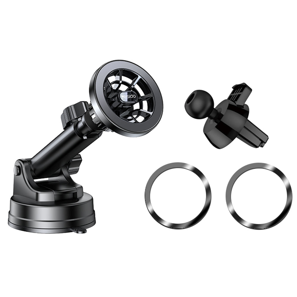 Magnetische Autohouder Yesido C158, Universeel, Zwart