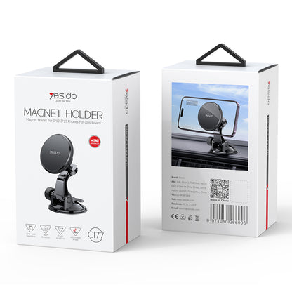 Magnetische Autohouder Yesido C177, Universeel, Zwart