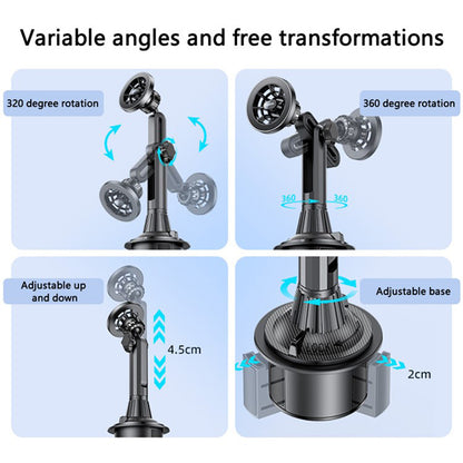 Magnetische Autohouder Yesido C200, Universeel, Zwart