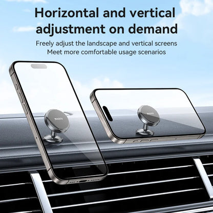 Support Auto Magnétique Yesido C215, Universel, Noir