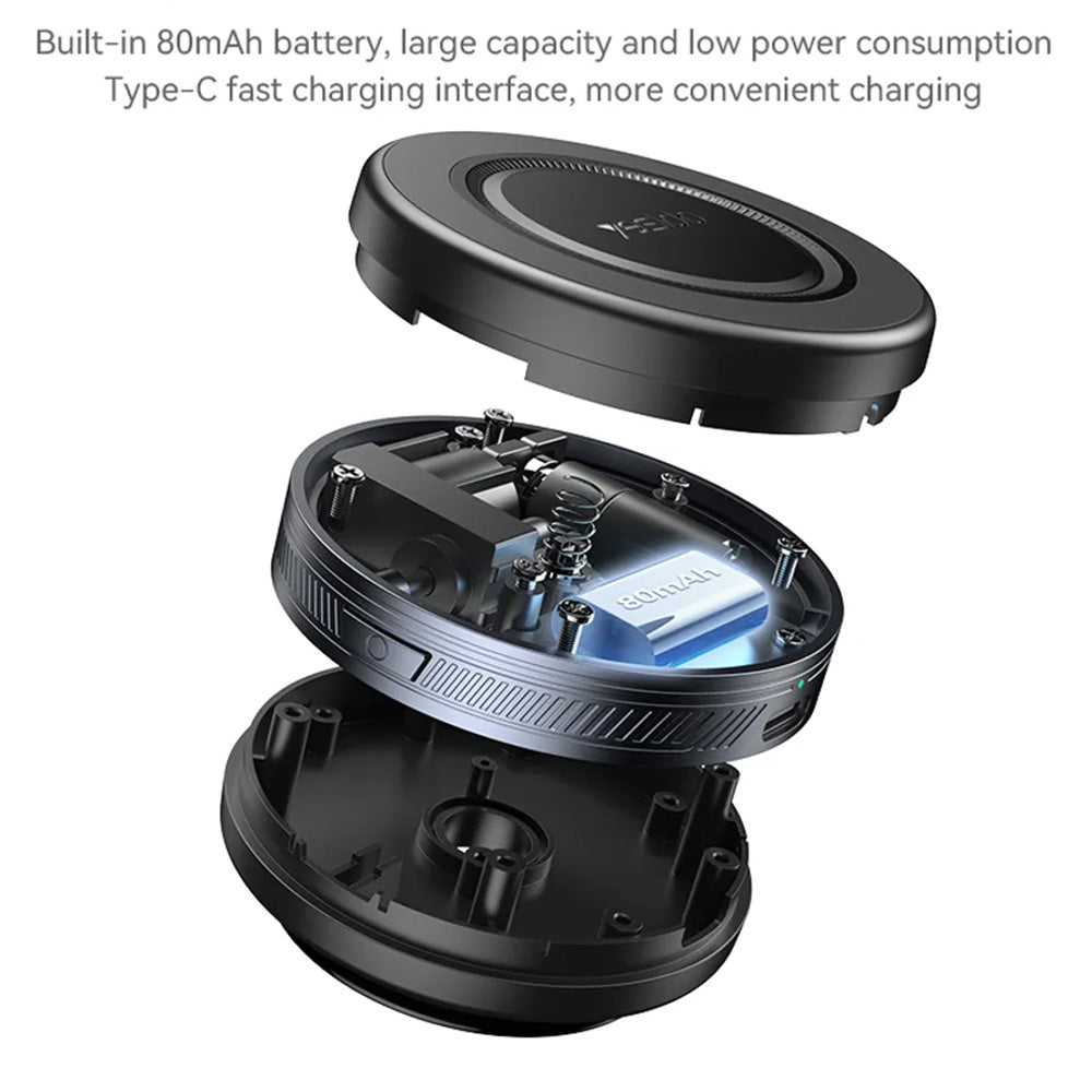 Support Auto Magnétique Yesido C223, Universel, Noir