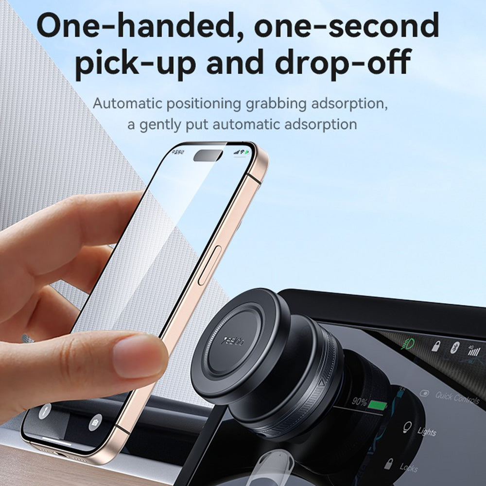 Support Auto Magnétique Yesido C224, Universel, Noir