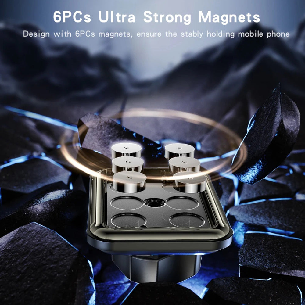 Magnetische Autohouder Yesido C246, Universeel, Zwart