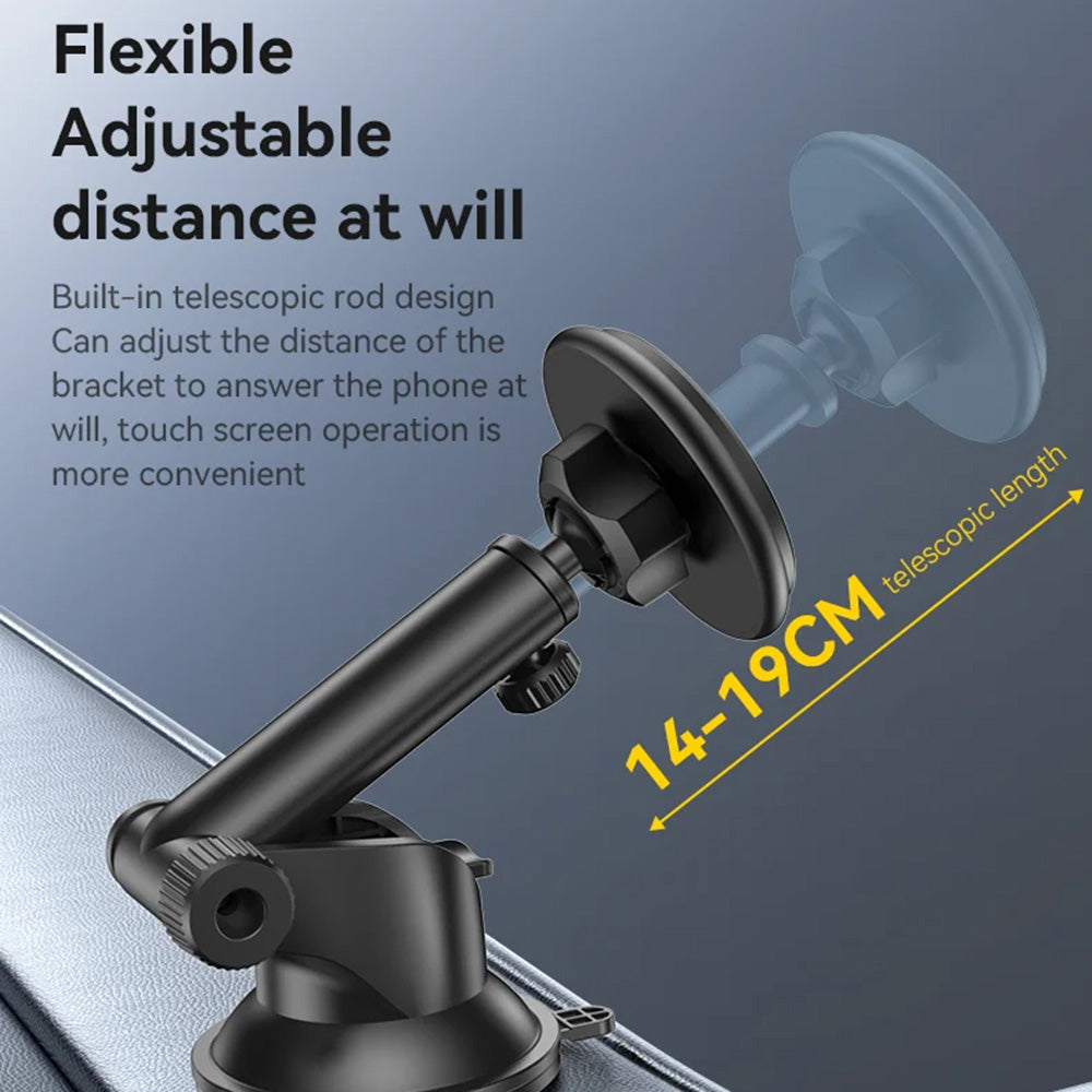 Magnetische Autohouder Yesido C269, Universeel, Zwart