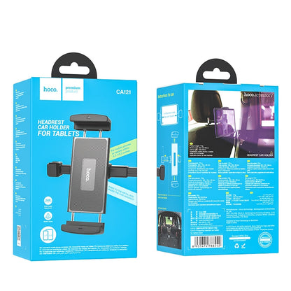 Support Auto Appui-tête HOCO CA121 pour Téléphone / Tablette, 4.7 pouces - 10.5 pouces, Noir