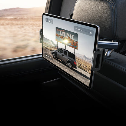 Support Auto Appui-tête Lisen pour Téléphone / Tablette, 4.7inch - 12.9inch, Noir YL0221030002