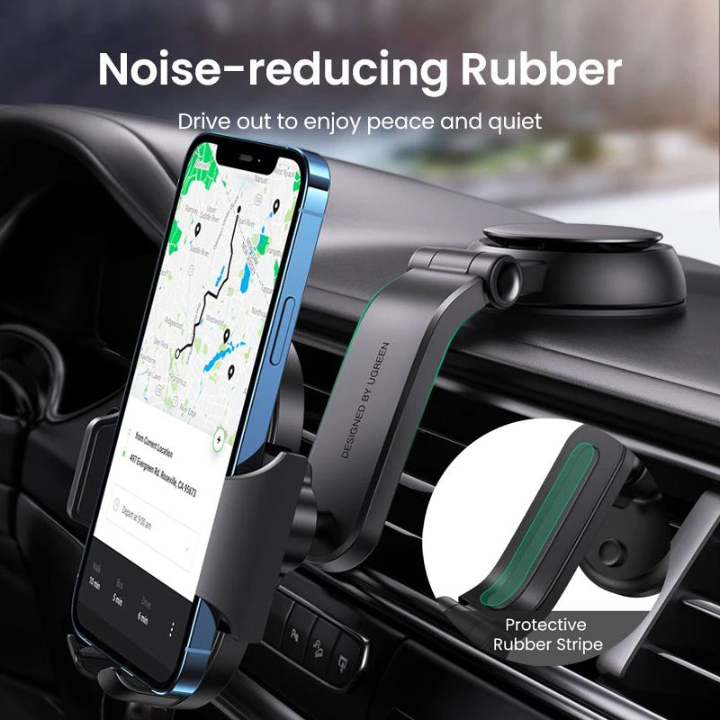 Support Auto UGREEN LP405, Universel, Noir