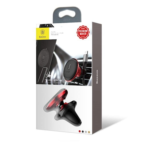 Magnetische Autohouder Baseus Air Vent, Universeel, Rood SUGX-A09