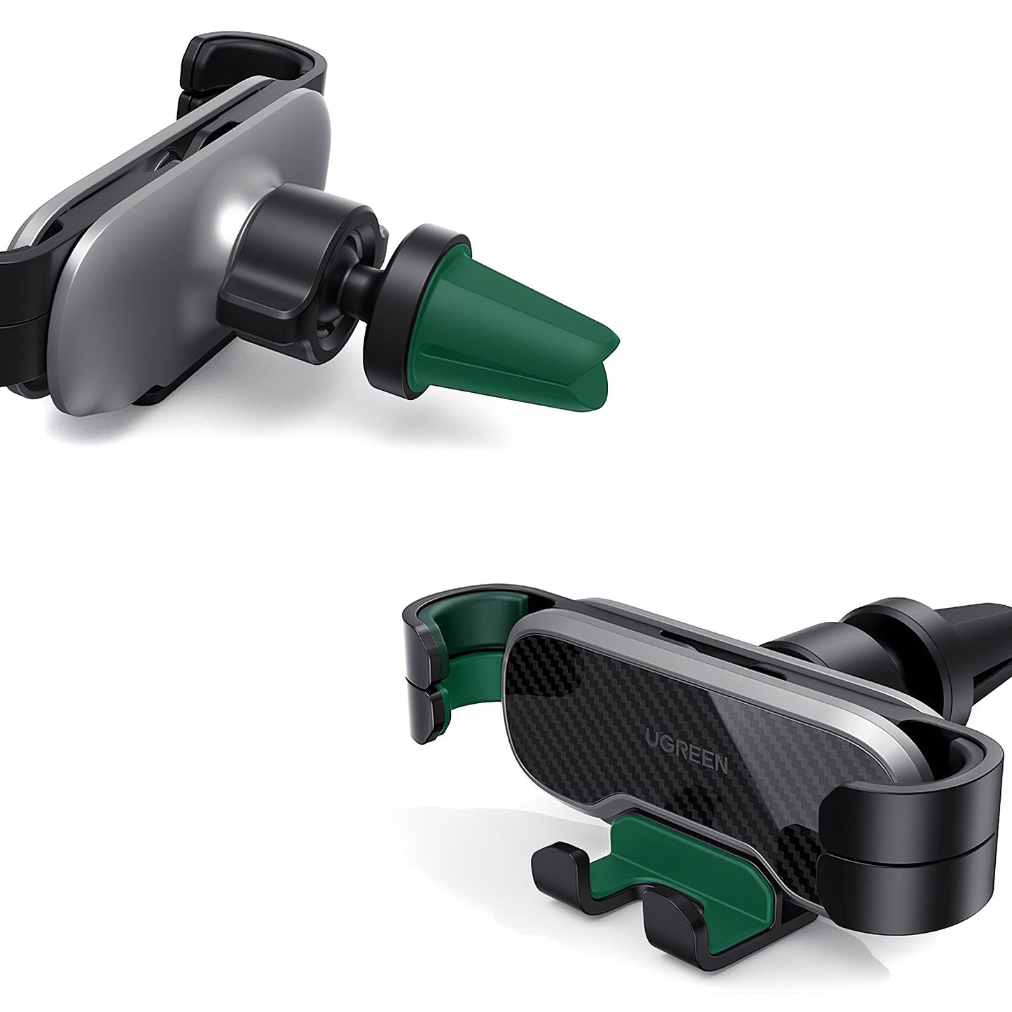 UGREEN Gravity Autohouder Luchtrooster, Universeel, Zwart
