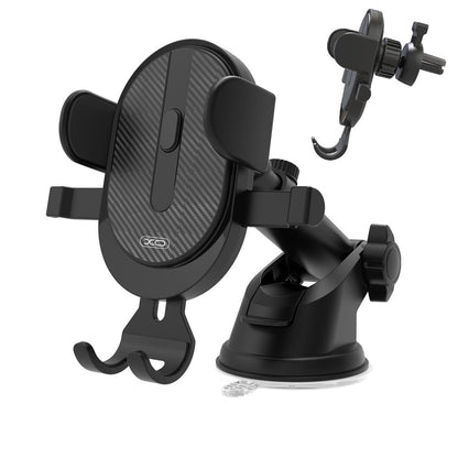 Support Auto XO Design C60 2en1, 4 pouces - 6 pouces, Noir