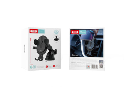 Support Auto XO Design C60 2en1, 4 pouces - 6 pouces, Noir