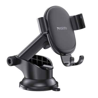 Support Auto Yesido C120, 4 pouces - 6,5 pouces, Noir