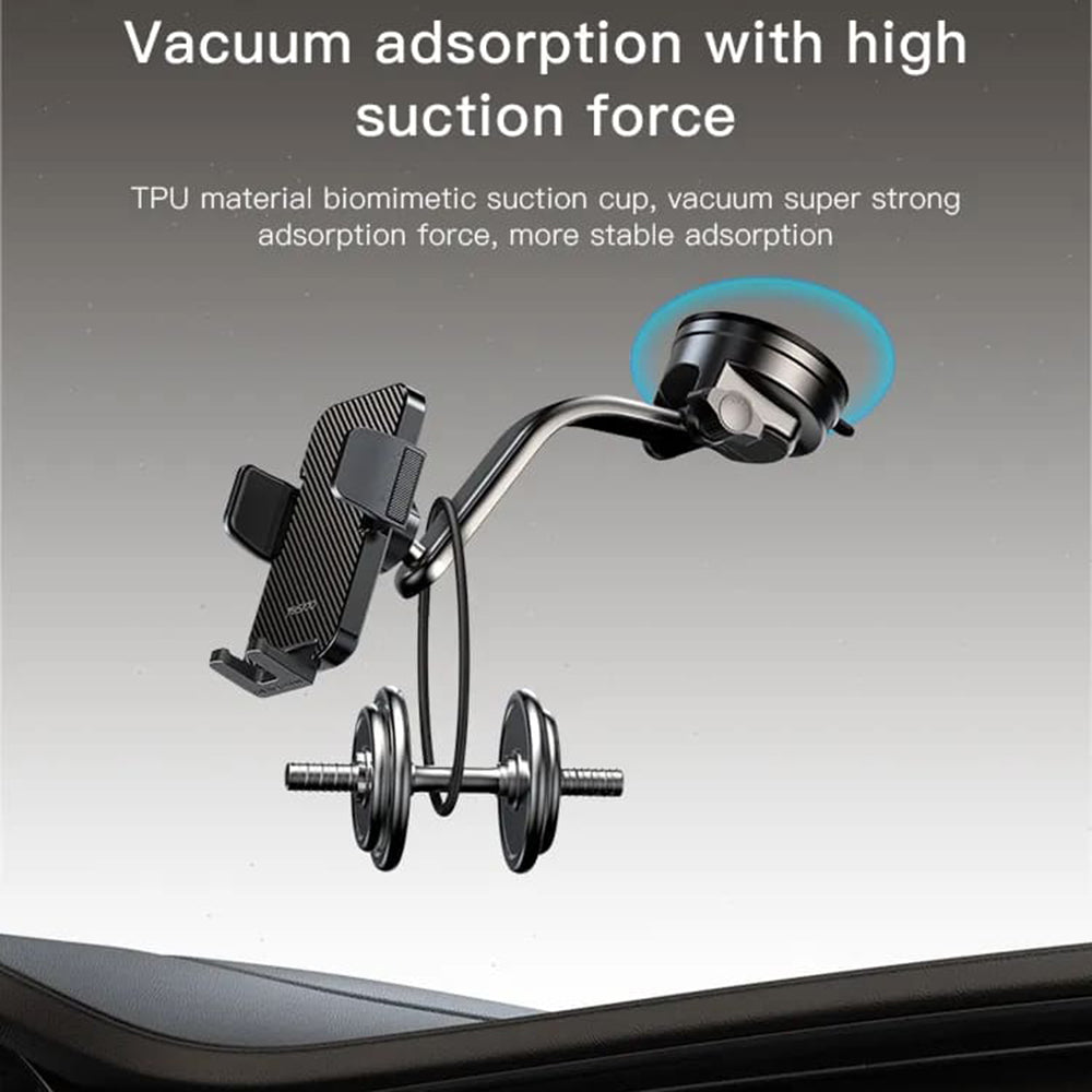 Support Auto Yesido C172, 4 pouces - 7 pouces, Noir