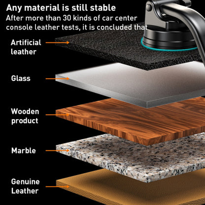 Support Auto Yesido C172, 4 pouces - 7 pouces, Noir