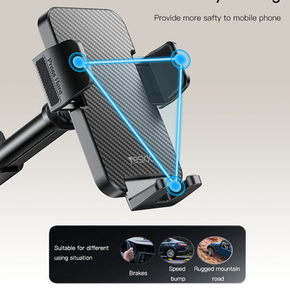 Autohalterung Yesido C173, 4,7 Zoll - 7,2 Zoll, Schwarz