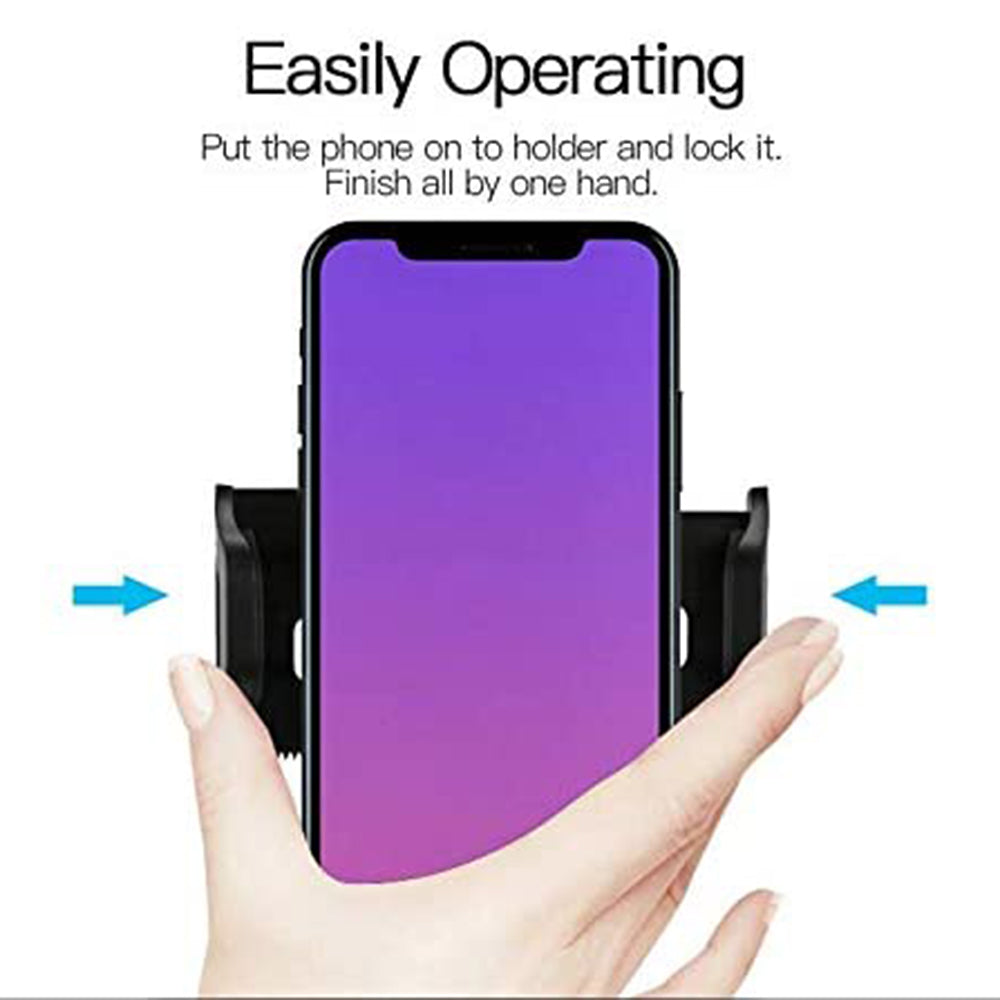 Autohalterung Yesido C23, 3,8 Zoll - 6,4 Zoll, Schwarz