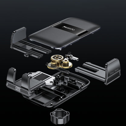 Yesido C251 Car Holder, 4.8inch - 7.2inch, Black