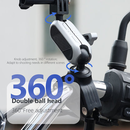 Fietshouder Sportcamera Techsuit JX-008 voor GoPro, Grijs