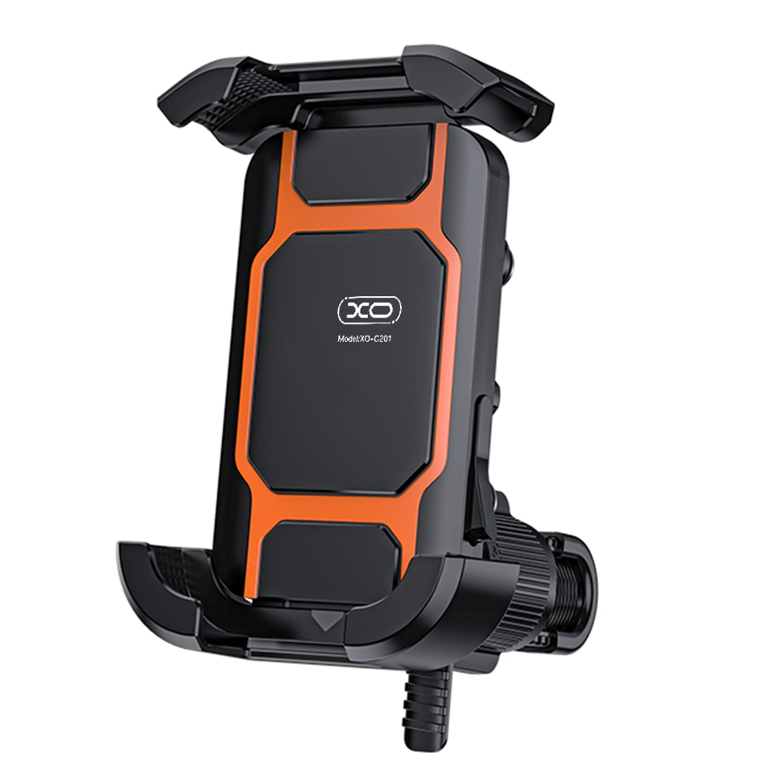 Fiets- en Motorsteun XO Design C201, 4,5 inch - 7 inch, Zwart Oranje