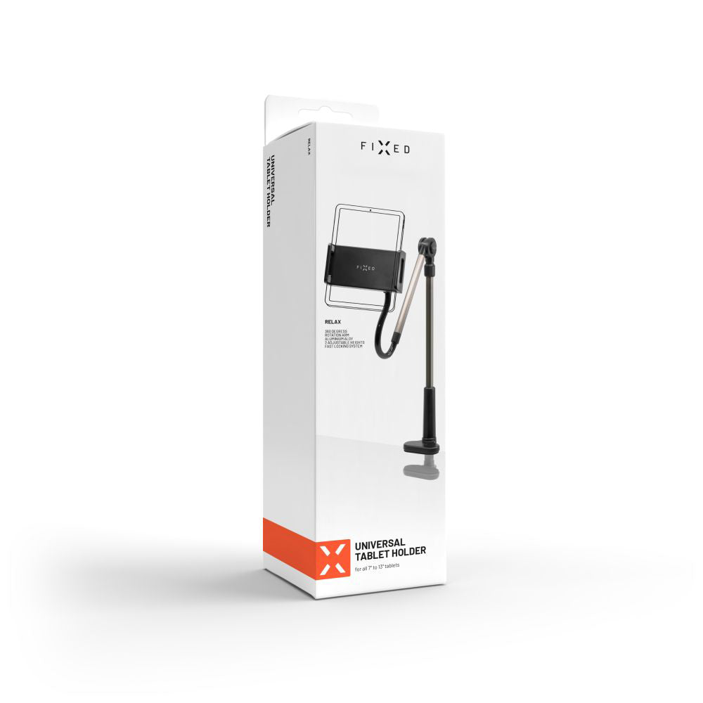 Fixed Relax Bürohalterung, 7 Zoll - 13 Zoll, Schwarz