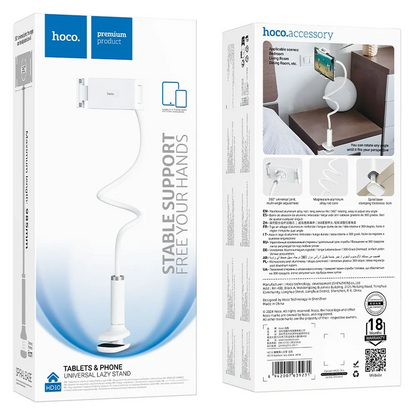 Bureauhouder HOCO HD10, Universeel, Wit