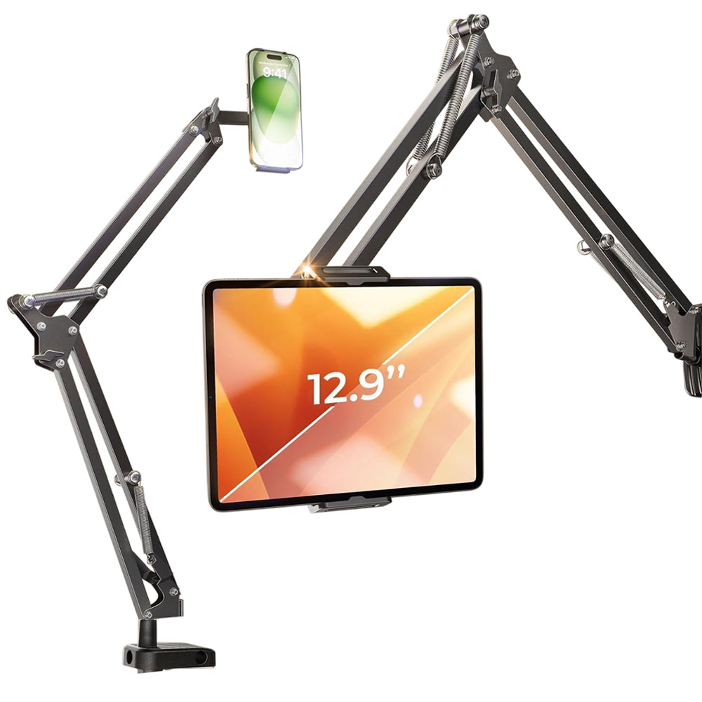 Lisen Bureausteun voor Telefoon / Tablet, 4.7inch - 12.9inch, Zwart YL0223060007